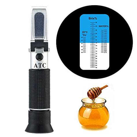 how to use atc honey refractometer|honey refractometer readings.